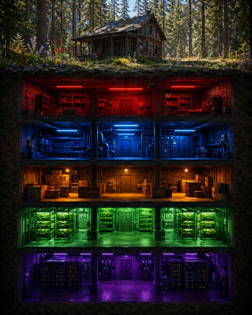 A bunker designed for Mirrorize