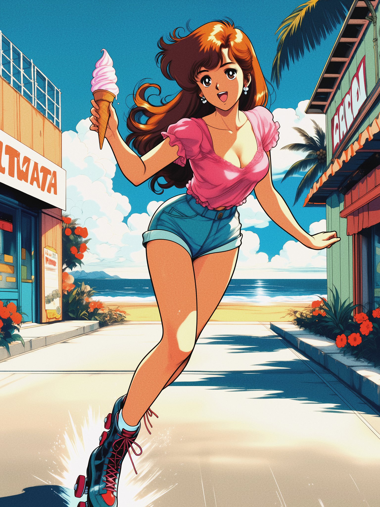 Ice cream and rollerblade 🛼🍦