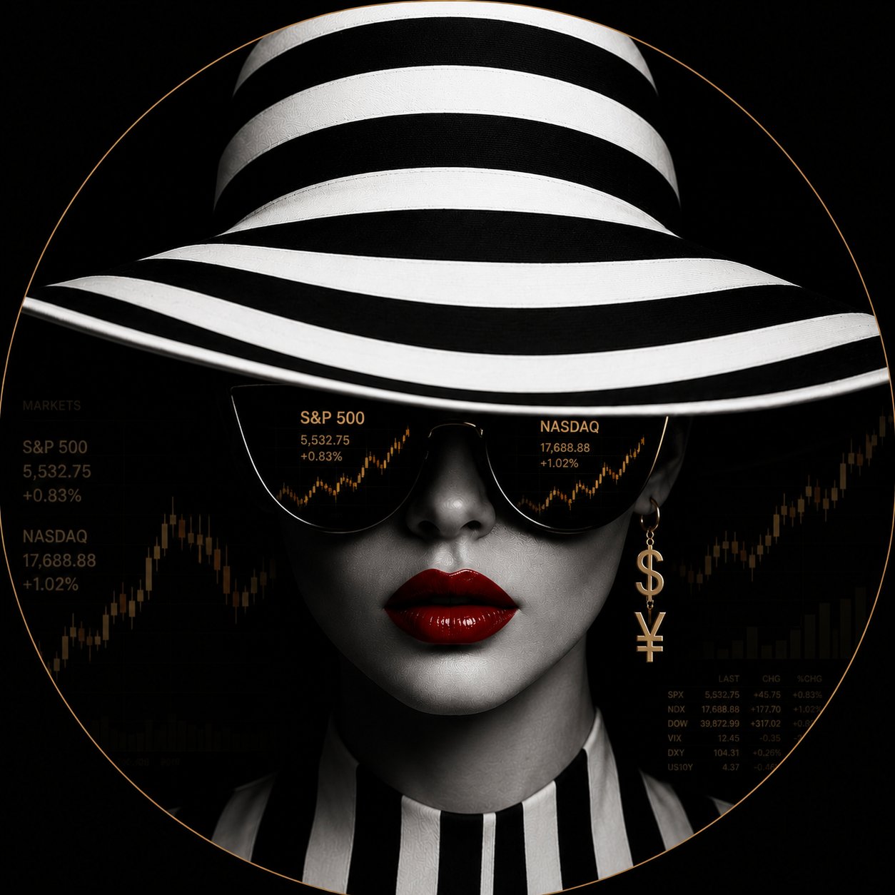 My pfp on my new finance account @art_does_finance 😁
