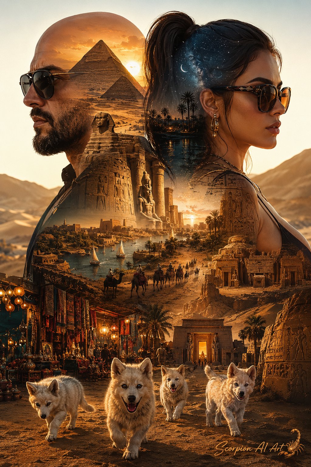 🇪🇬 Day 27 — Egypt Theme: Land of Pharaohs & Forever Host @GuruScorpion Day 27 rises beneath a desert…
