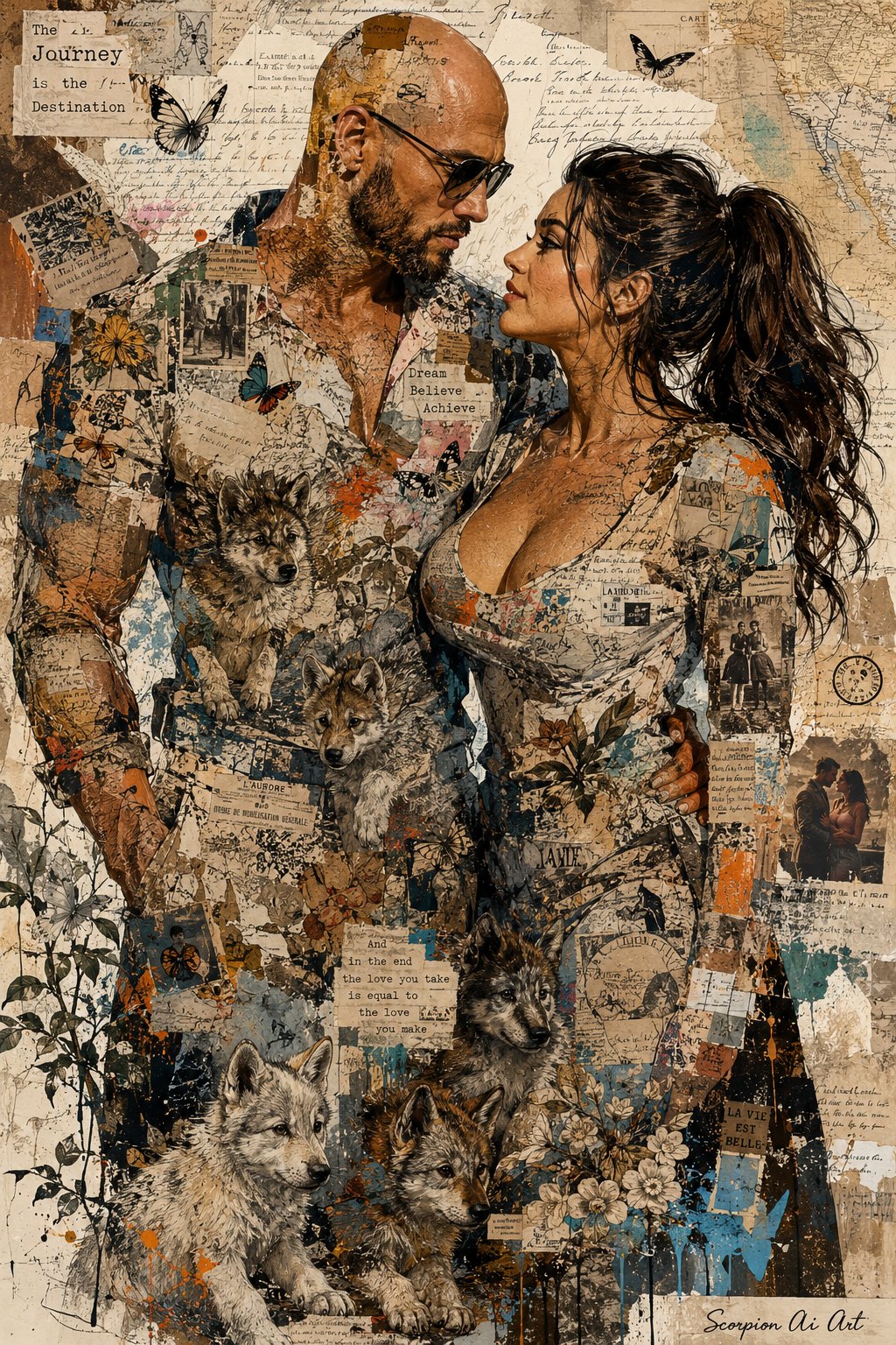 #AI2WeekChallenge by @cyberpopdreams Day 4 — Collage