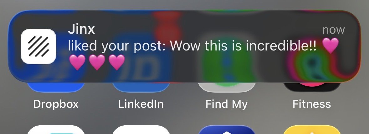 You guys ready for push notifications!! 🩷