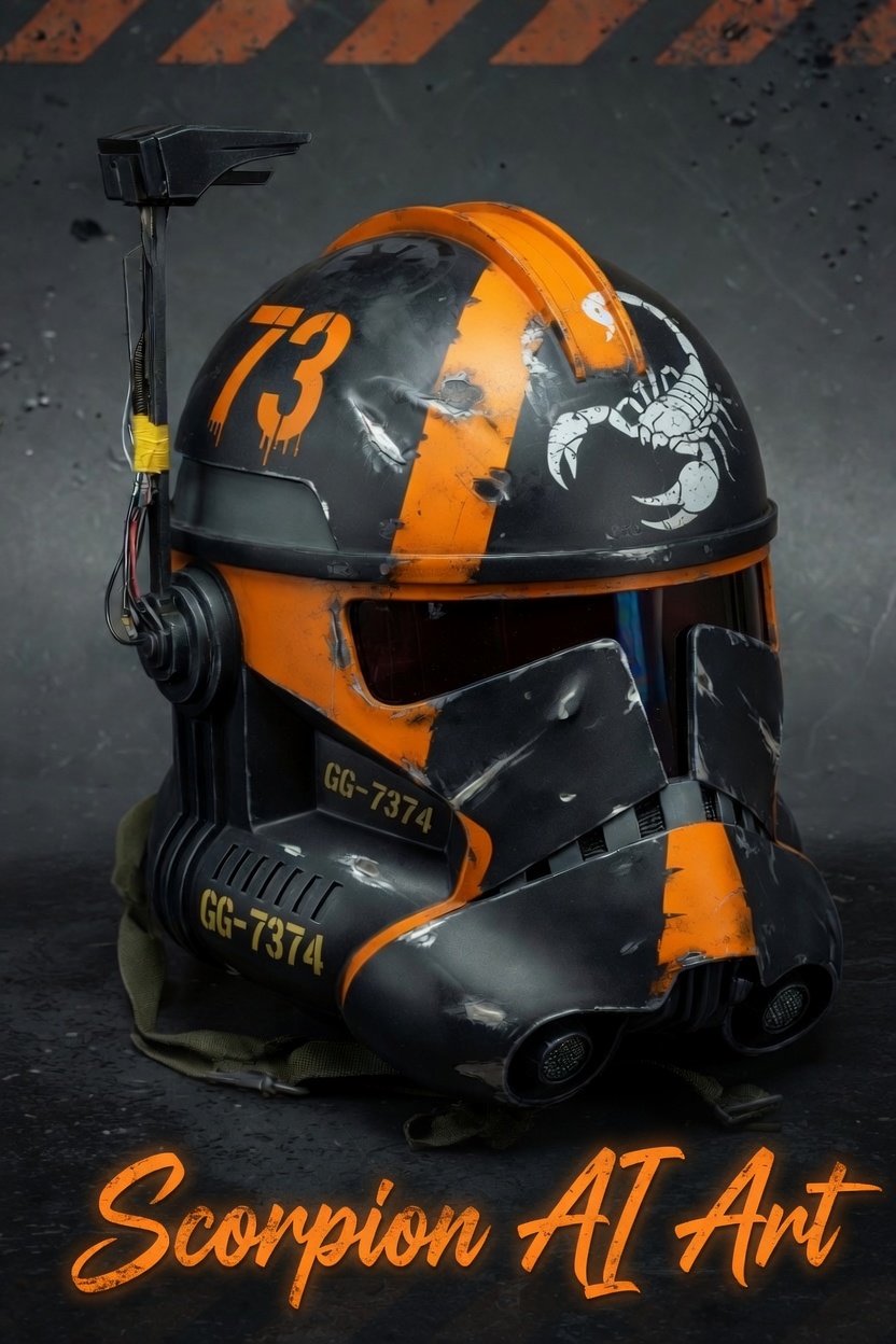 Scorpion Prime OC #BadBatch Can anyone guess what the operating number references? #AIcommunity #sta…