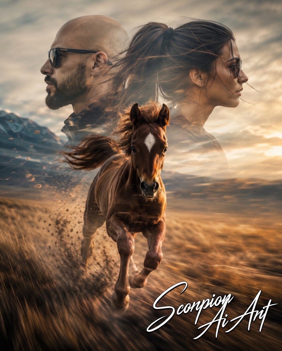~ May AI Art Challenge ~ #SeasonofFirstBreath A journey through birth, instinct, and wild spirit Hos…