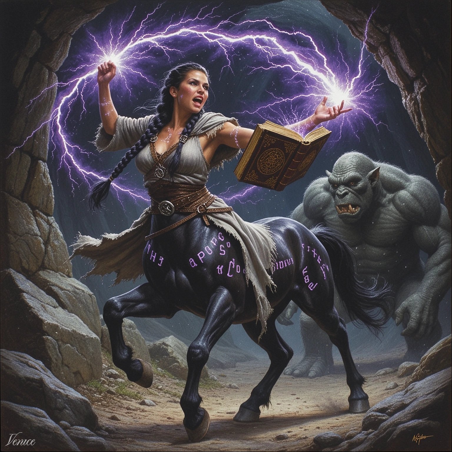 #RAIndomEncounters Day 22: 21 7 14 - Centaur / Warlock / Troll Say the line Warlock: ...I cast Eldri…