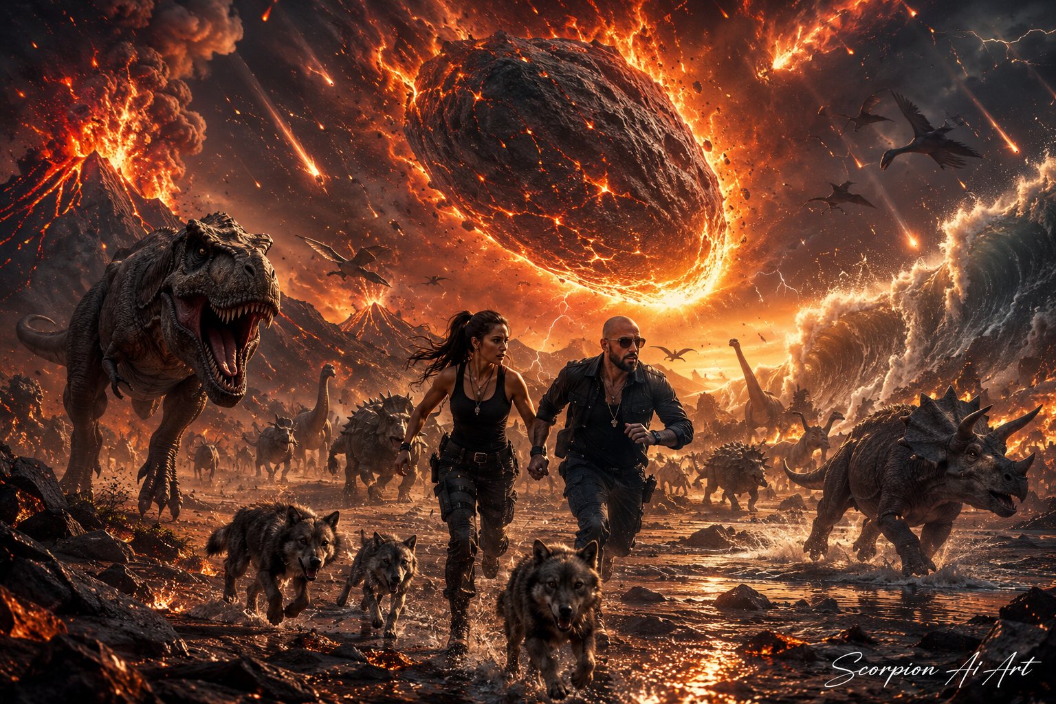 ☄️ #DinoWeek — Day 6: EXTINCTION EVENT Hosted by @GuruScorpion Day 6 doesn’t walk in… it explodes in…