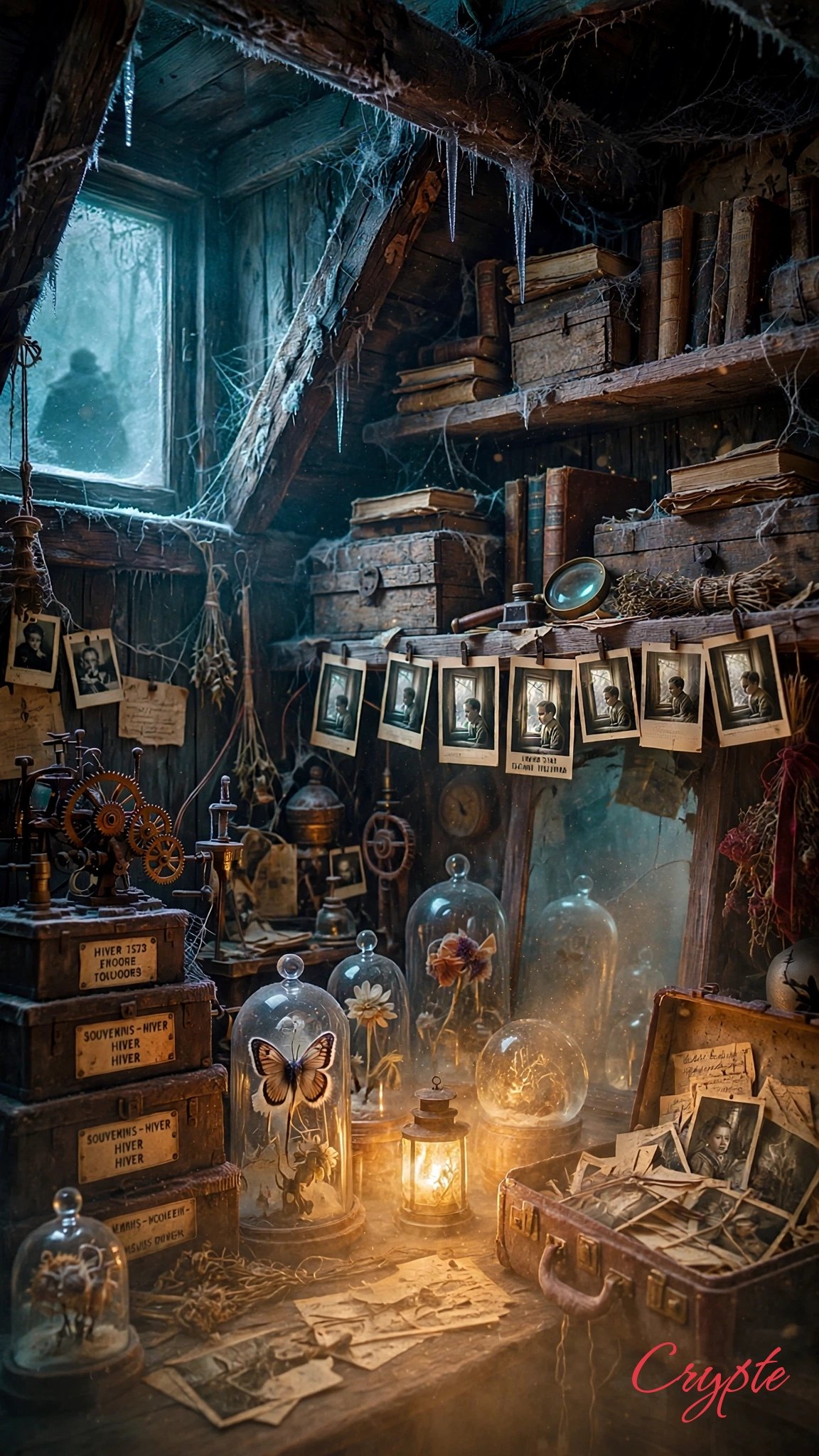 #LostAndFoundChallenge Brilliantly organised by @AiMachete Day 3: “What Winter Keeps in the Attic”.
