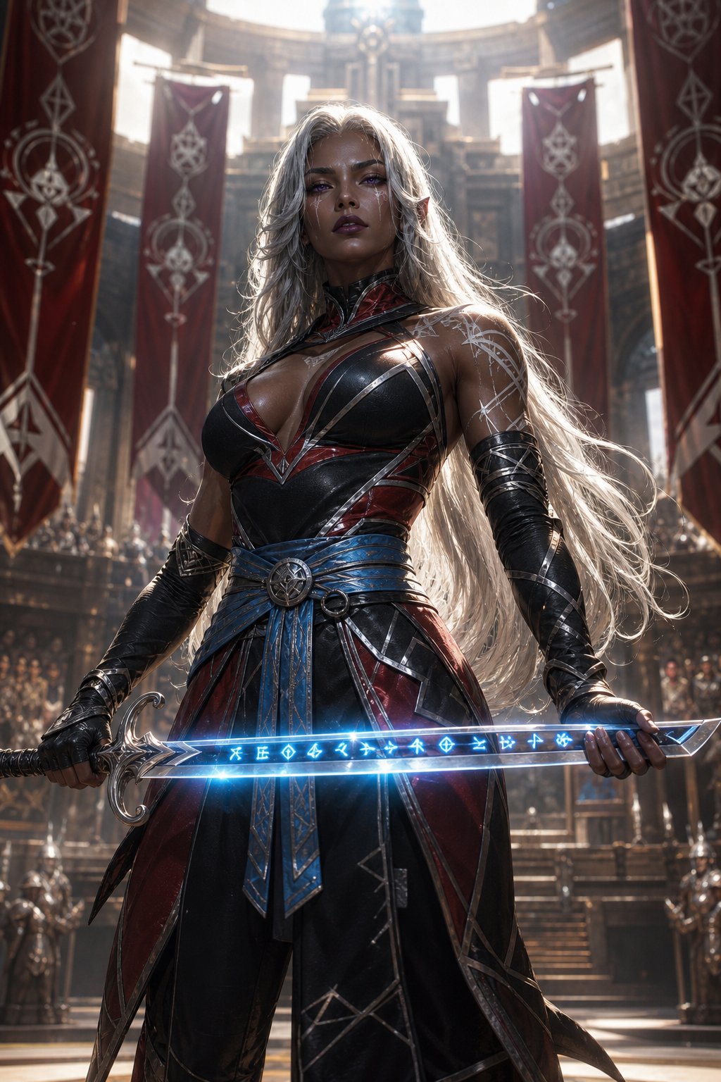 Bladesinger with her Laen Sword