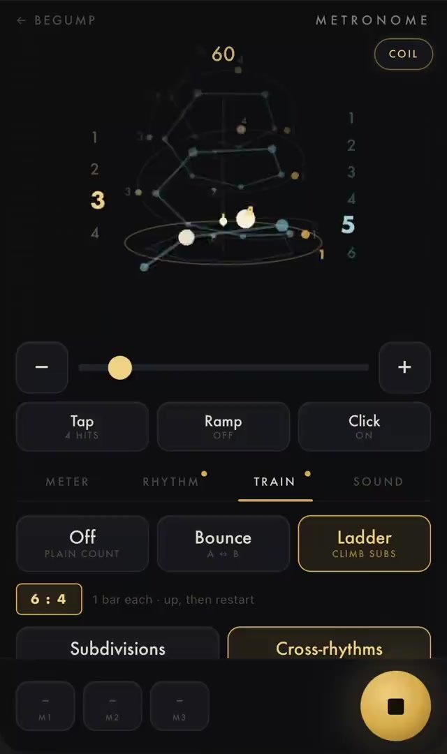 The infinite resolution of rhythm compression. It all fits p…