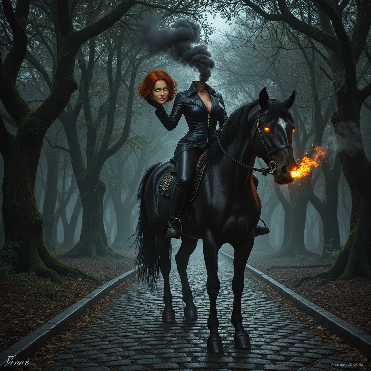#MonsterGirlJulAi Day 3: The Dullahan Rides