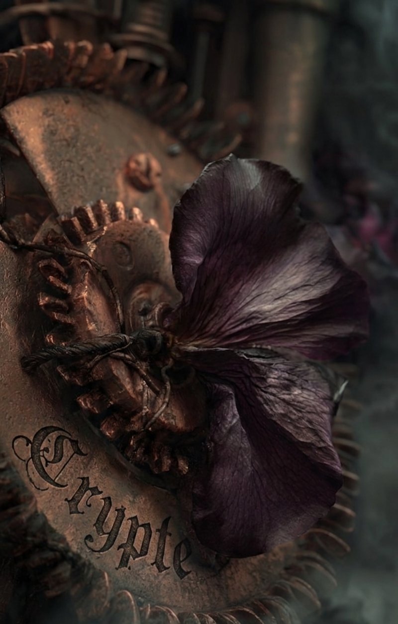 #3wordchallenge by #guruscorpion #aiartcommunity Copper • Gears • Petal