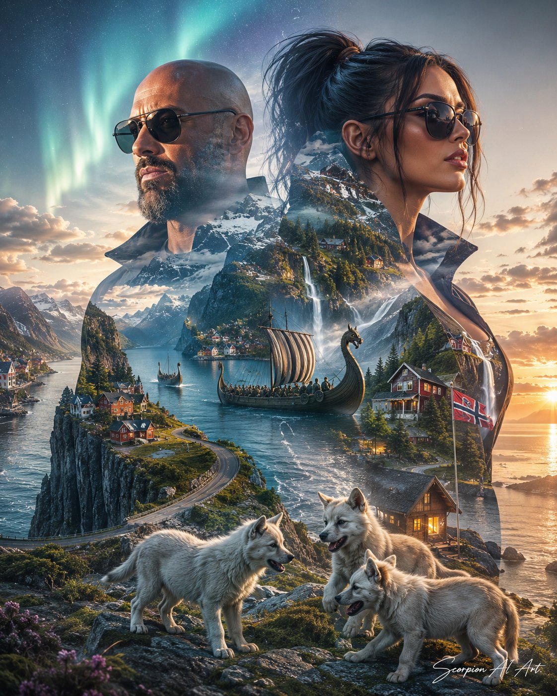 🇳🇴 Day 29 — Norway Theme: Kingdom of Fjords & Northern Light Day 29 rises crisp and blue as we enter…