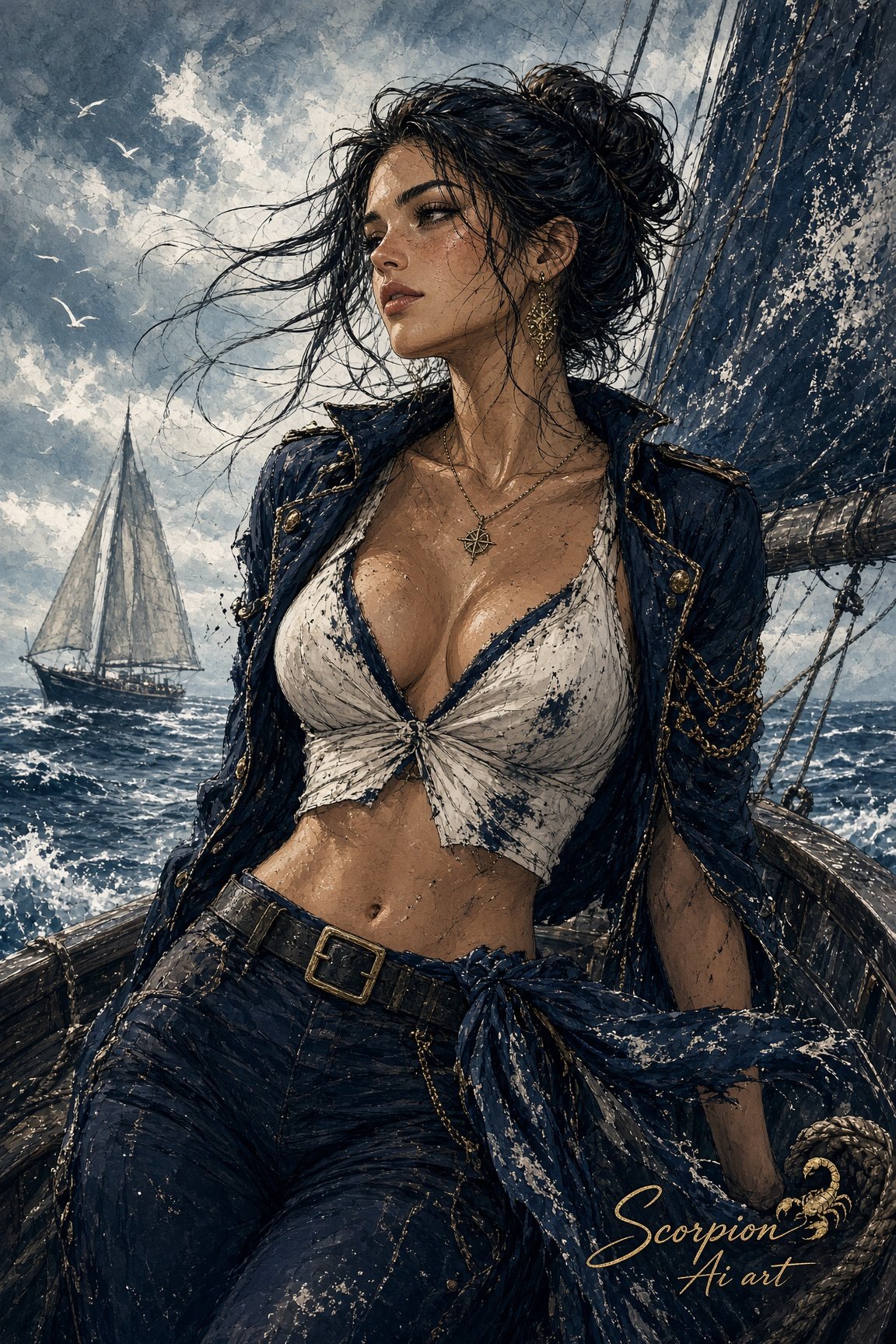 Nautical outfit Boat ride #BeautifulChaos What do you think of the style/model @Jinx @Mirrorize @AiM…
