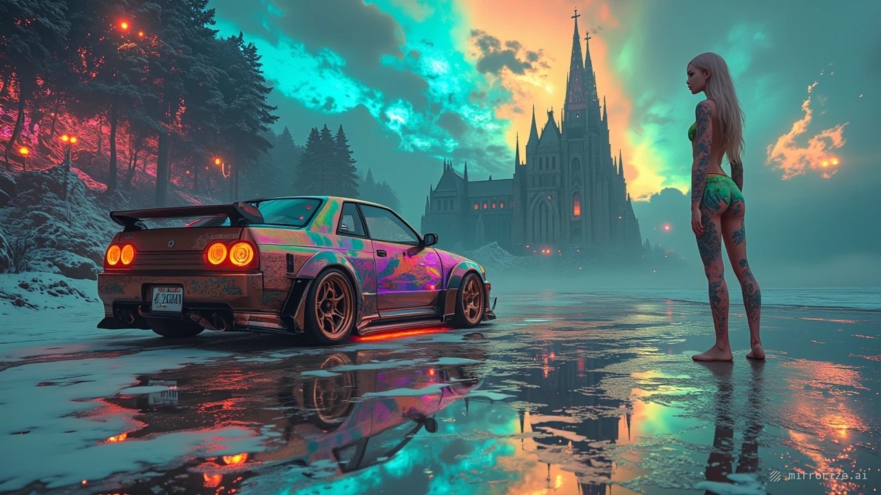 BEAST + BEAUTY 🖤🔥🐈‍⬛ via @Mirrorize 🪞