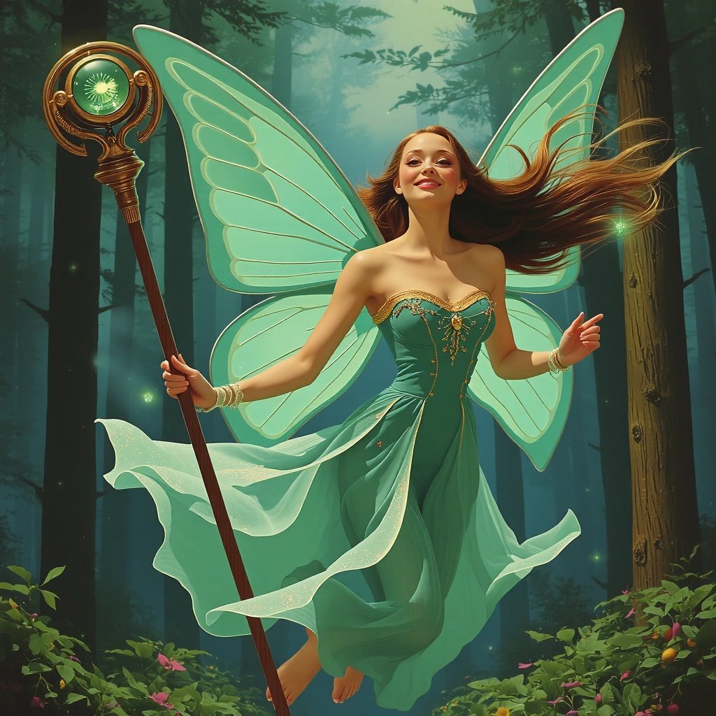 #AugJedAi Sorcerer / Mint / Butterfly
