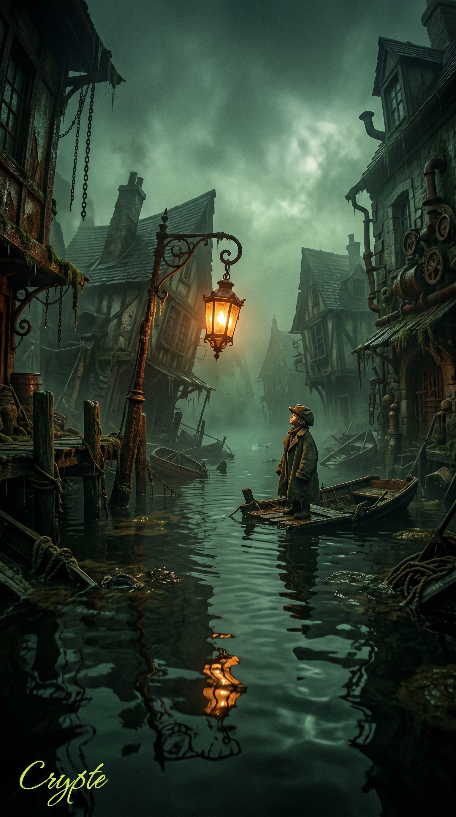 #dailyspark "The Last Lamp In A Drowned Village"