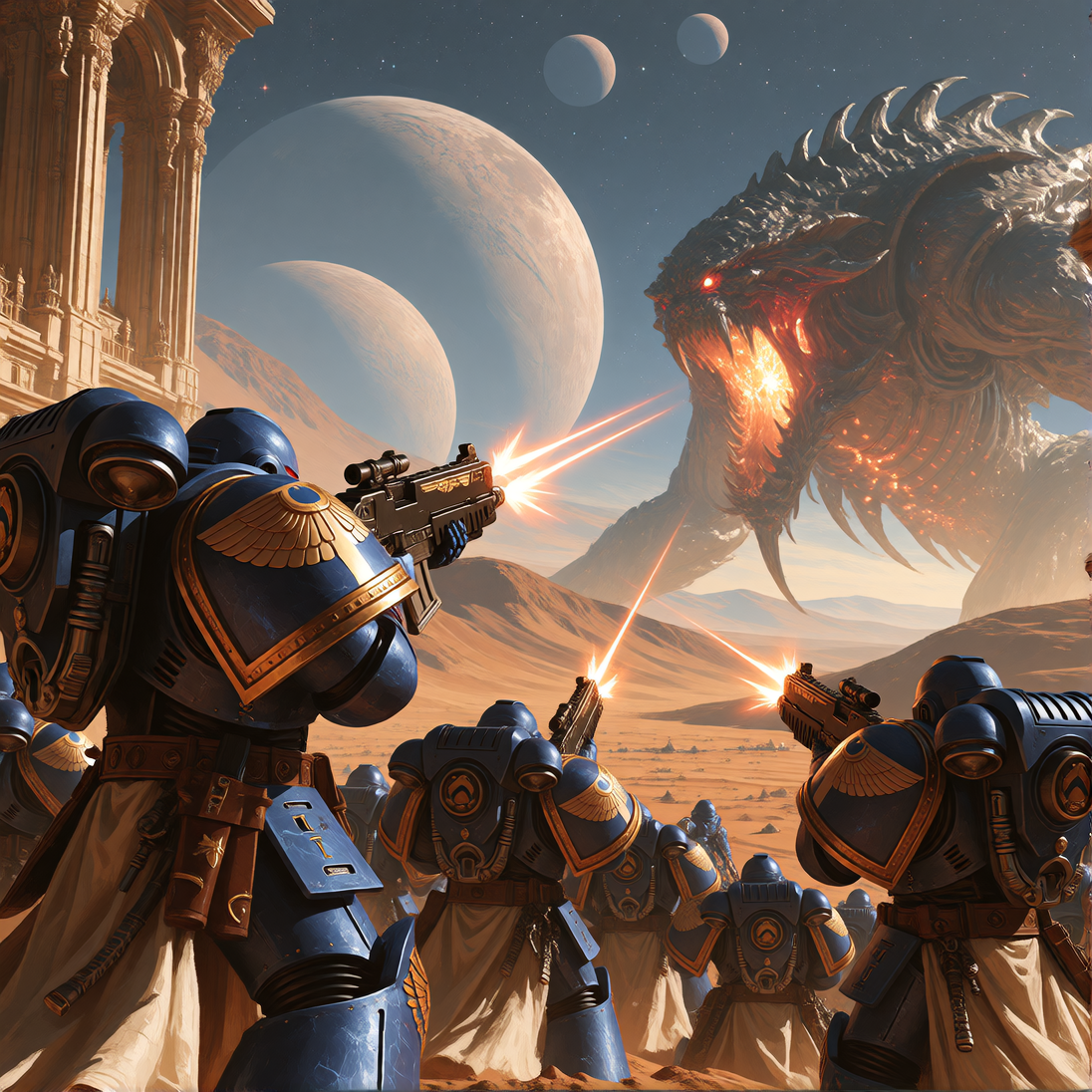 Space Marines for #Spaceweek by @BoundlessWanderer