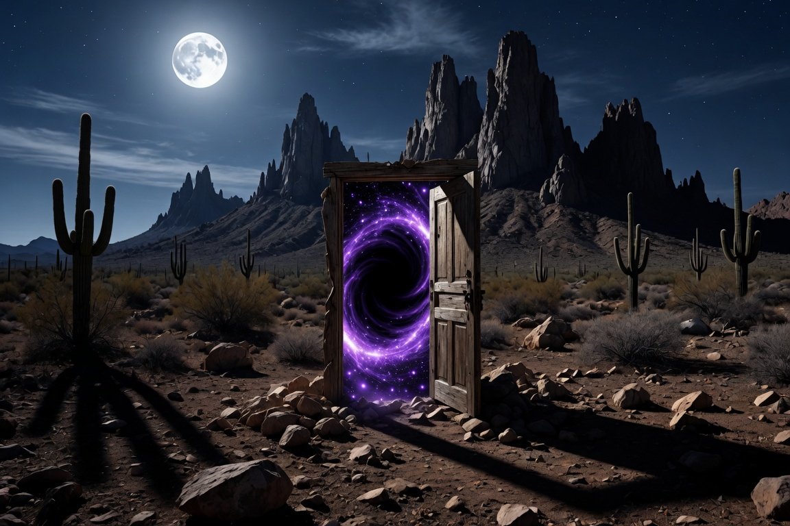 #dailyspark “a door in the desert, slightly open”