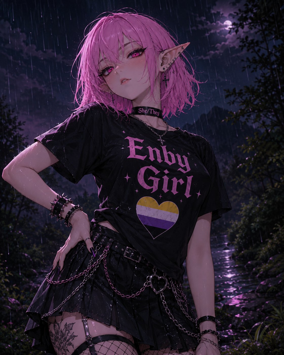 Reupload after struggles. Being nonbinary feels like I have to fight. Like I have to prove and expla…