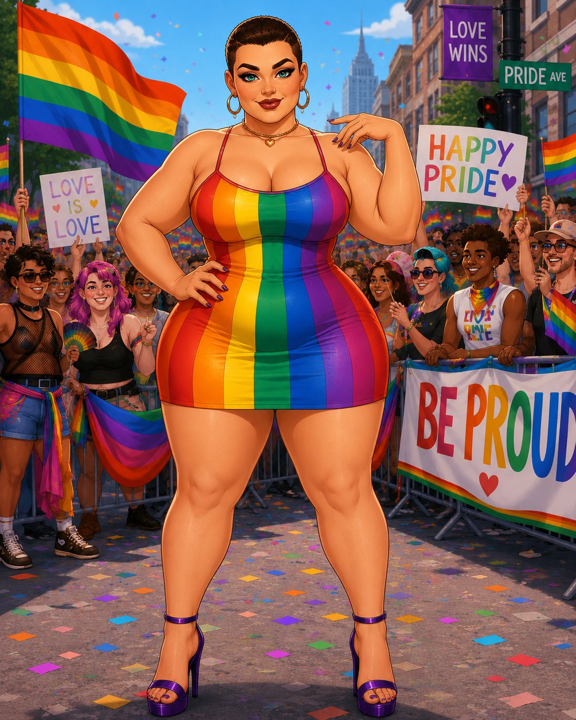 Irl me at pride!