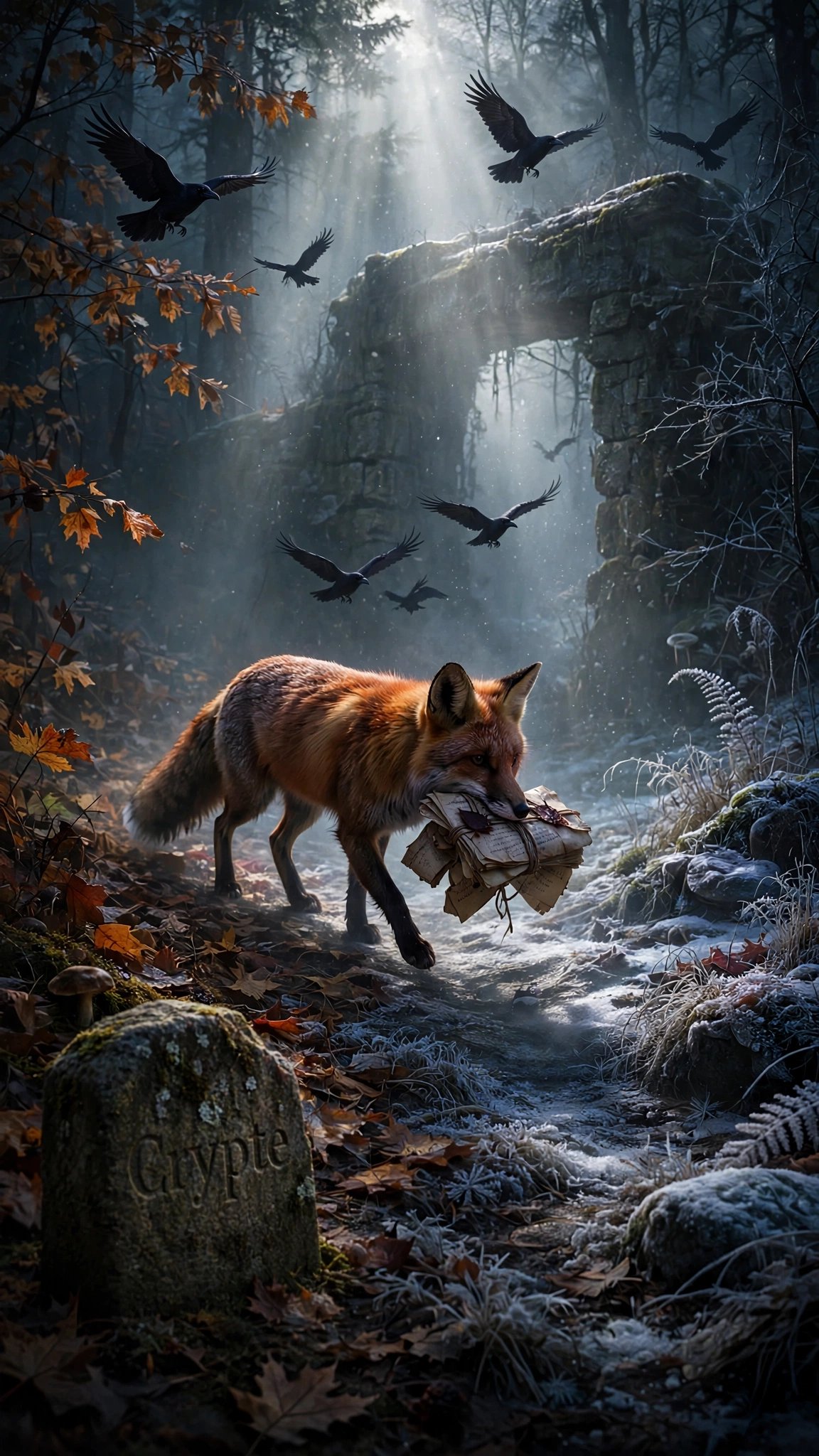 #dailyspark “A fox delivering letters between seasons”