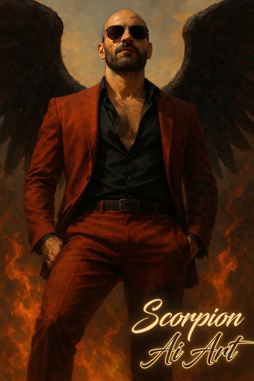 Your Fallen Angel #aiartcommunity “Scorpion Morningstar” 🦂❤️‍🔥