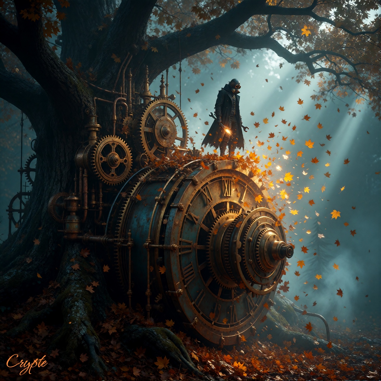 #dailyspark The Machinist of Falling Leaves🍂🍂🍁🍁🍂🍂 Hello, dear creative friends. I hope you all have…