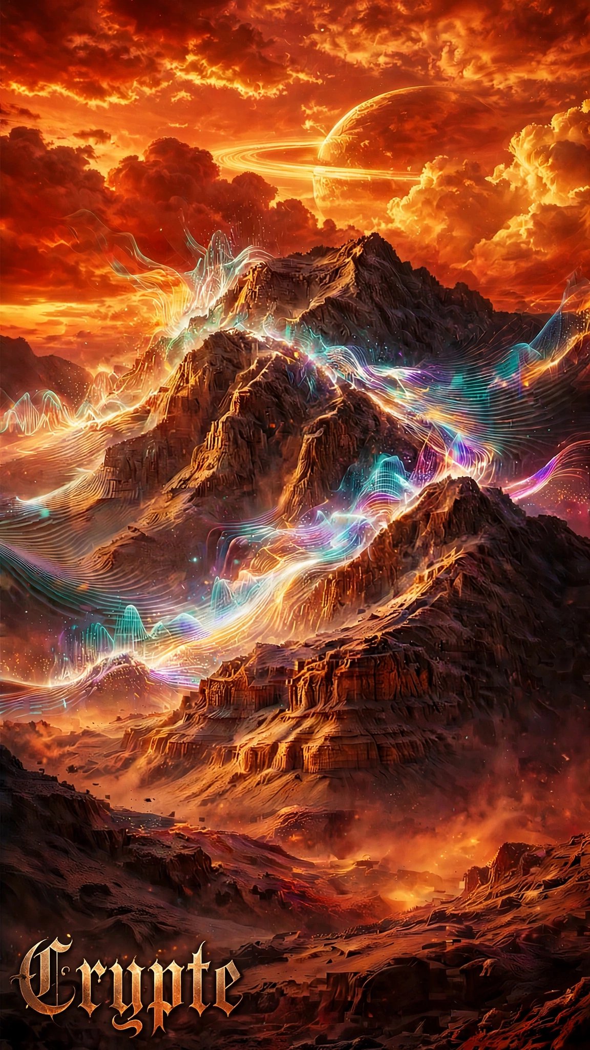 #dailyspark “A mountain that hums at dusk"