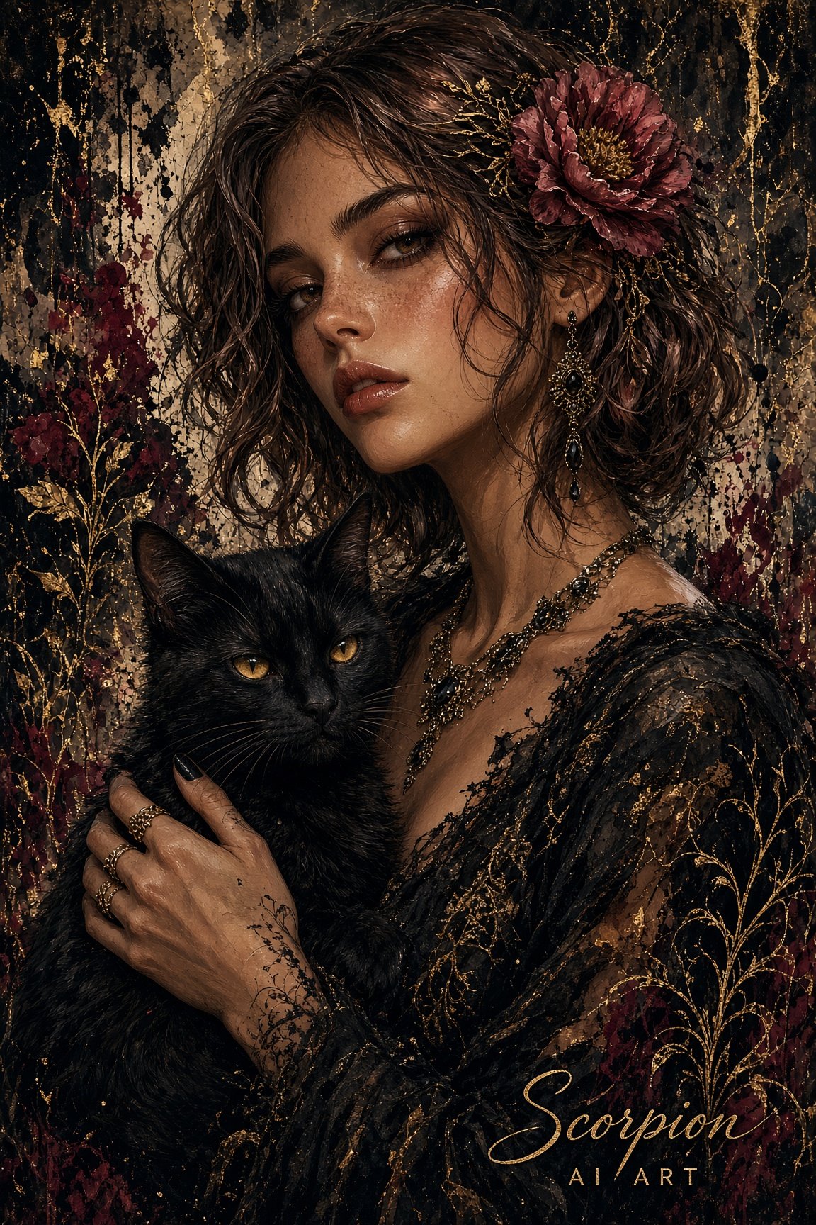 New Art Style I am working on Called Beautiful Chaos Whatcha think? #Caturday