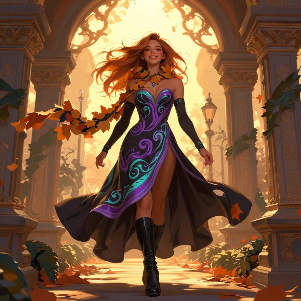 Autumn Glamour #FallSeasonFashion by @GuruScorpion