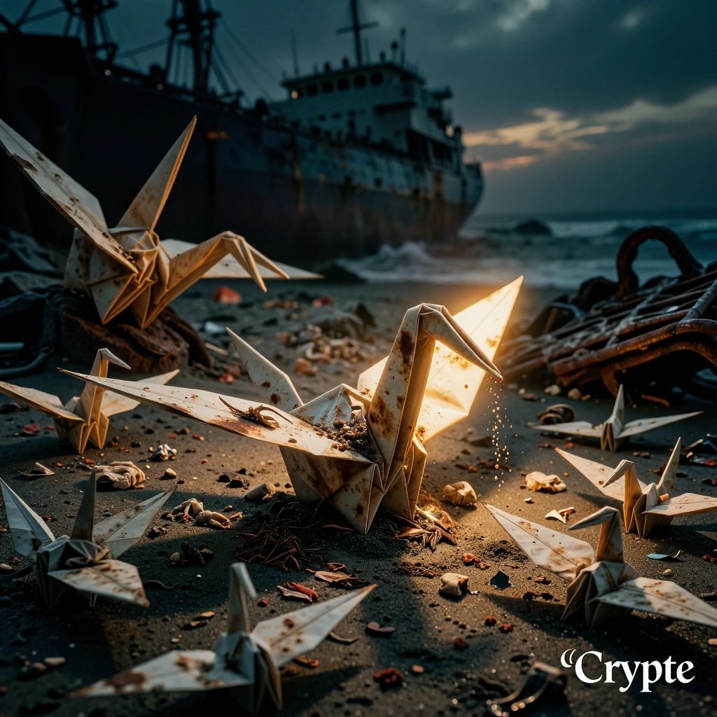 #dailyspark "where paper cranes go to die”