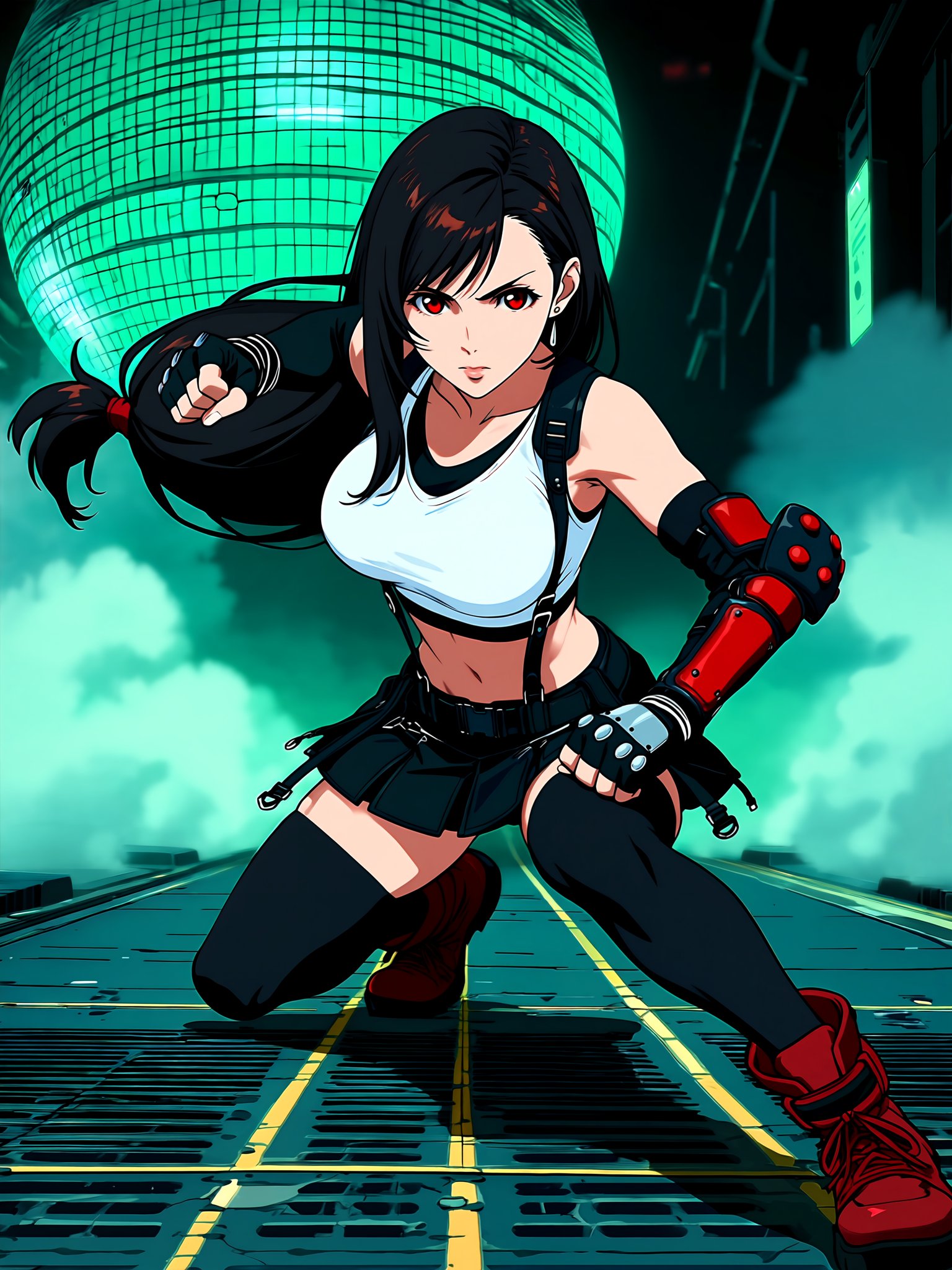 Have you stocked up on materia? π€ Tifa, yes! And she's ready for battle! πͺπ Made with my "Crossed_Neβ¦