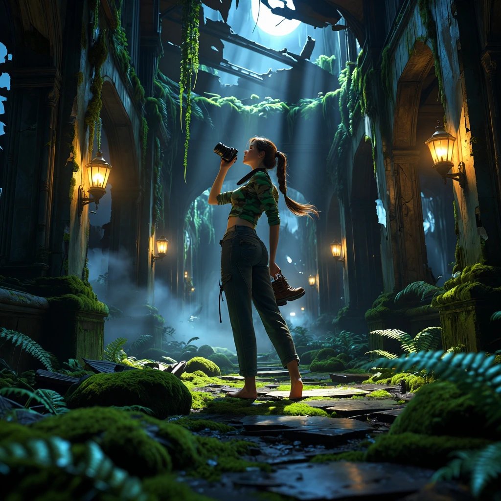 Moss. Ruin. Lantern #3wordchallenge