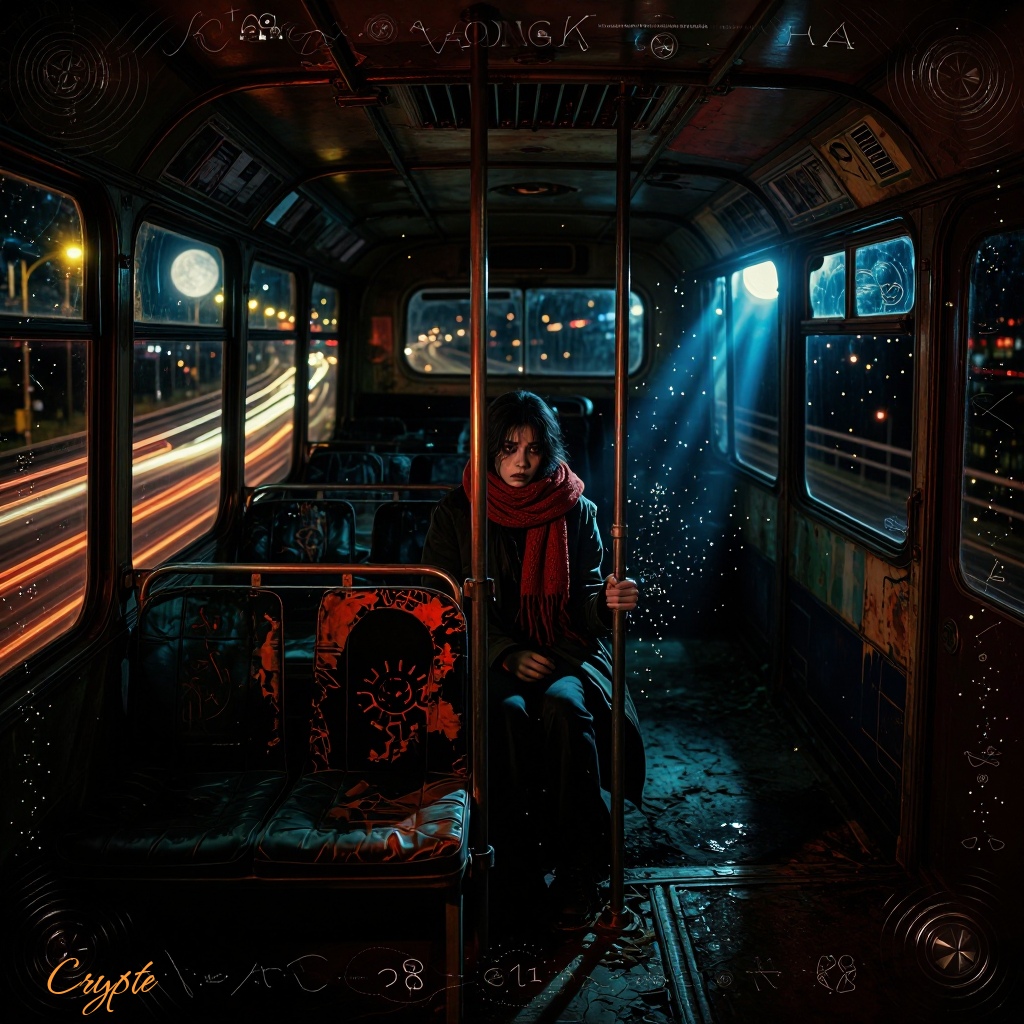 #dailyspark "the last passenger on a night bus to nowhere"🫣