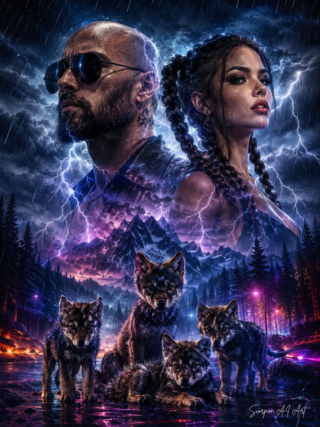 #ThunderstormThursday with @gigisaiart247 and our pups