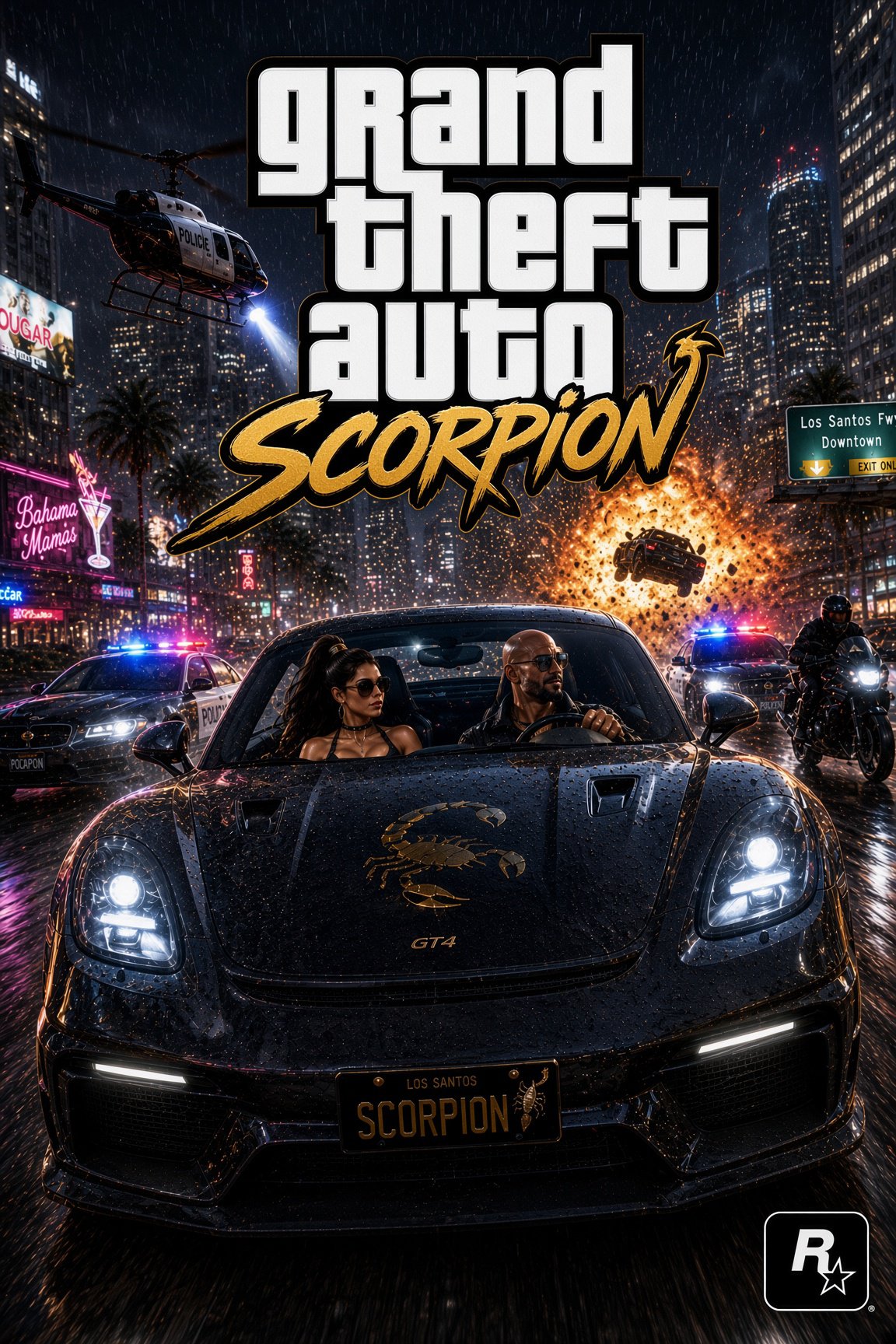 #14DayGamingChallenge Day 10 - GRAND THEFT AUTO | Convey crime-story energy, high-speed escapes, and…