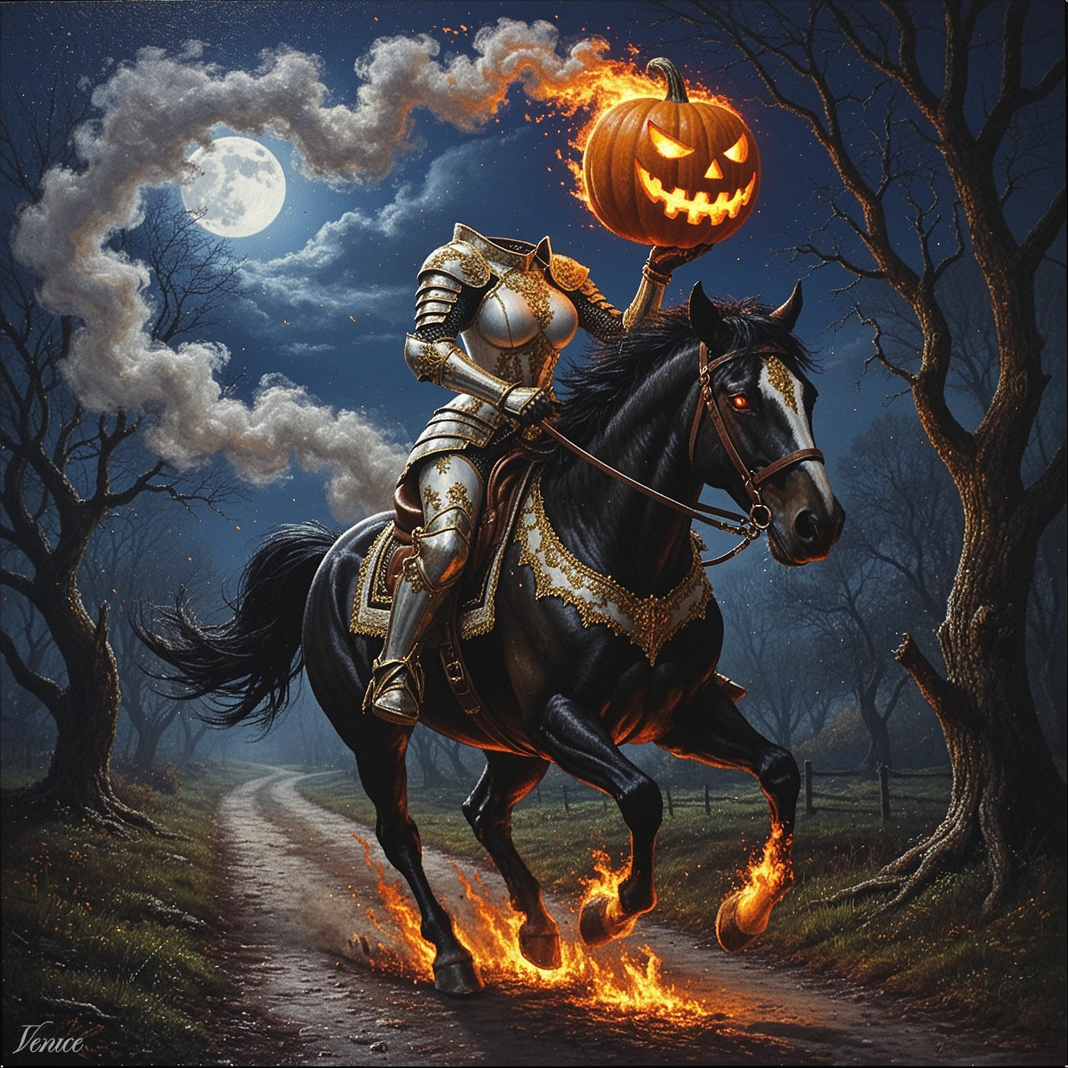 #OctoberLegends by @GuruScorpion Headless Horse(wo)man