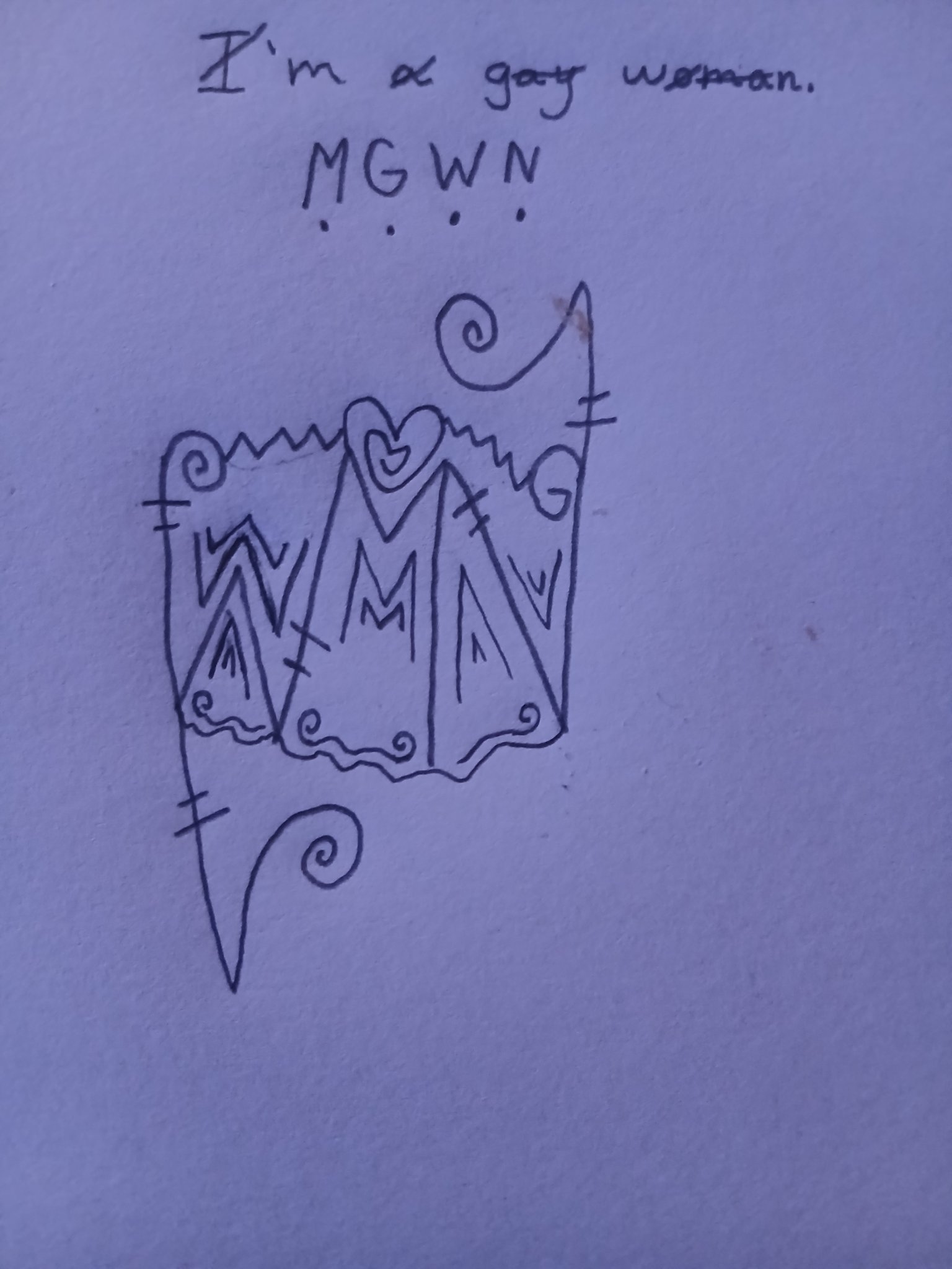 Noticed a mess up in my ai sigil. So I did this. The solar eclipse is suppose to be good for breakin…