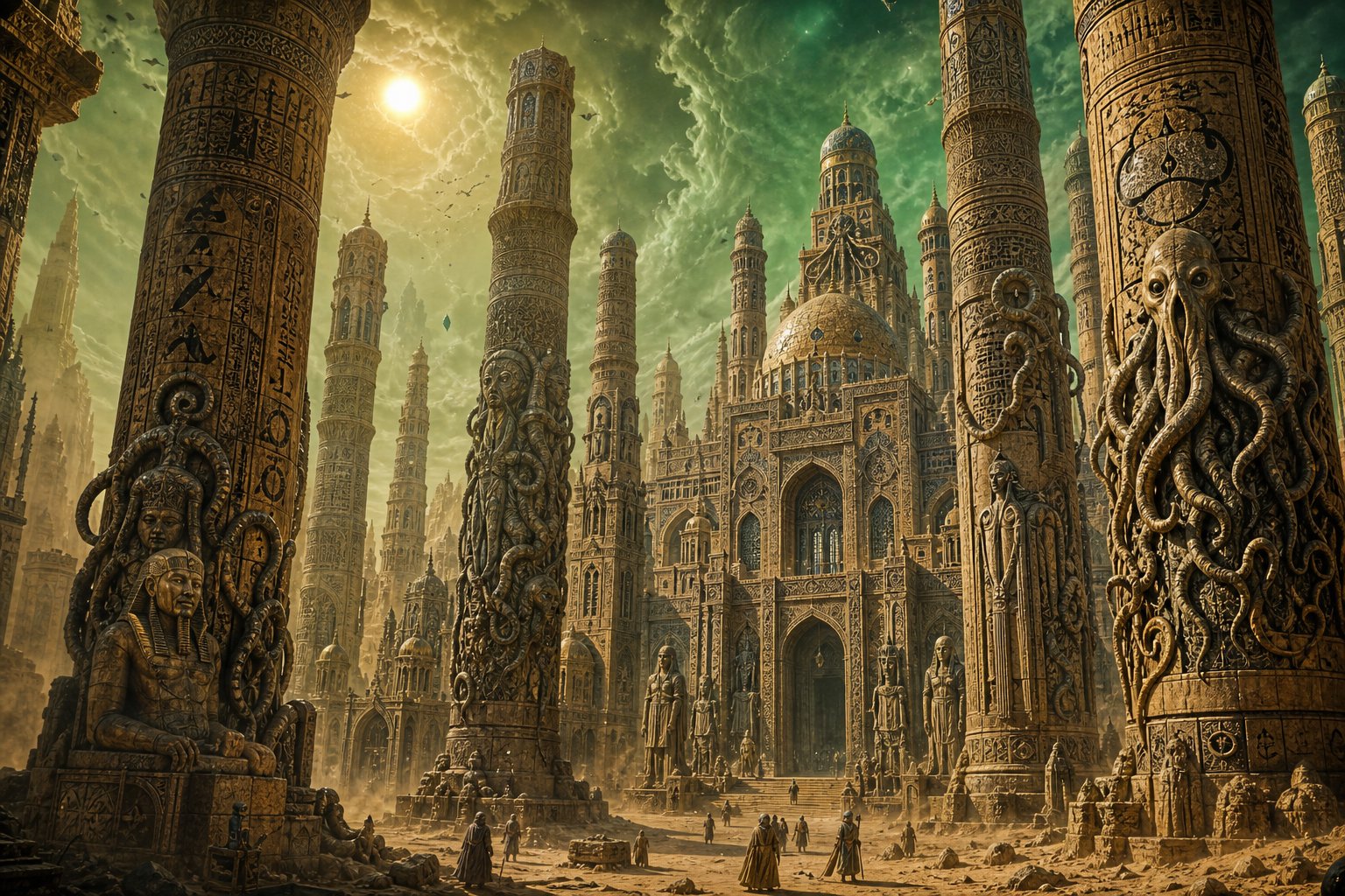 Iram, the City of 10,000 Pillars 1