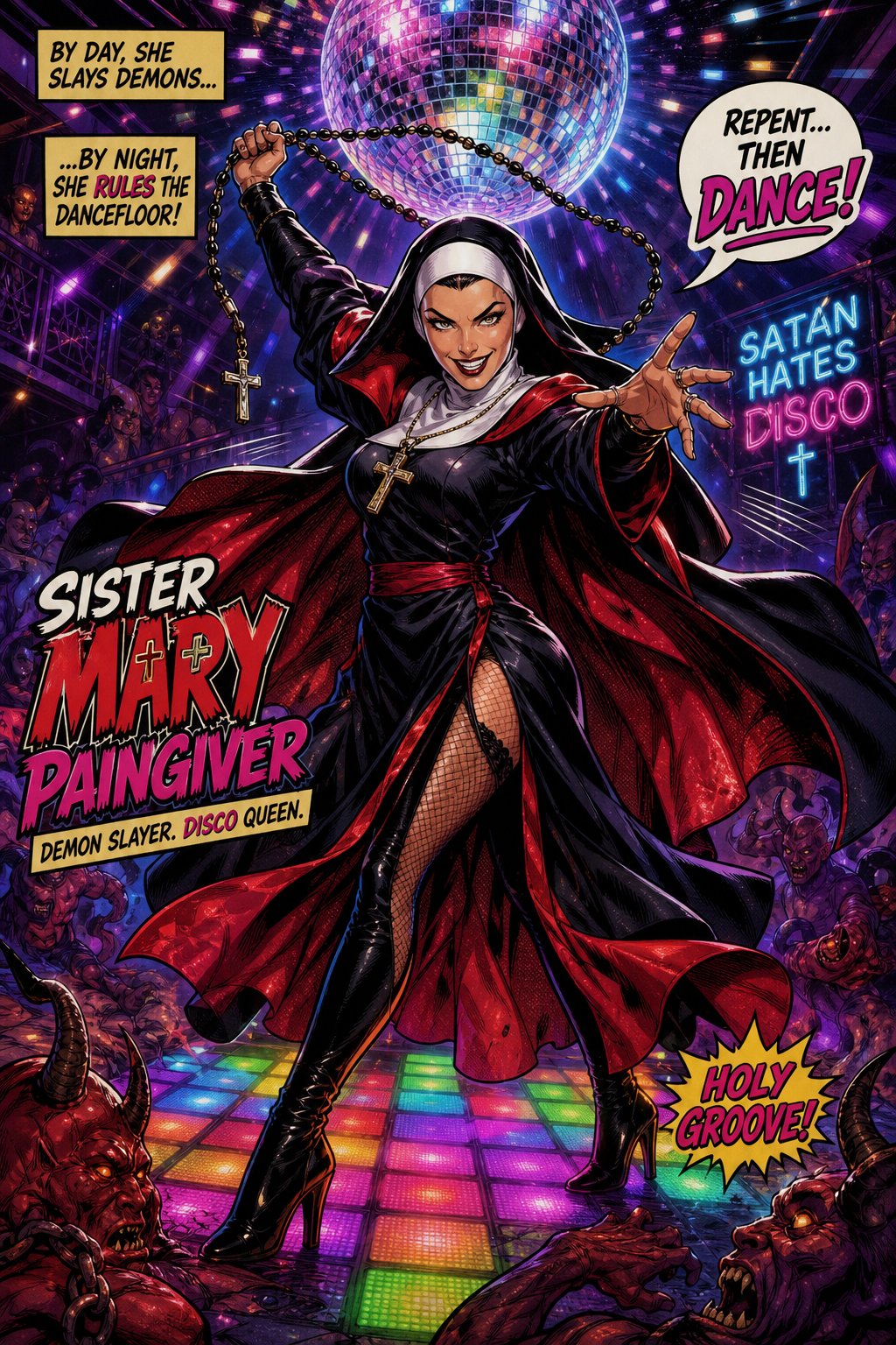#Nunday Sister Mary Paingiver - Disco Queen