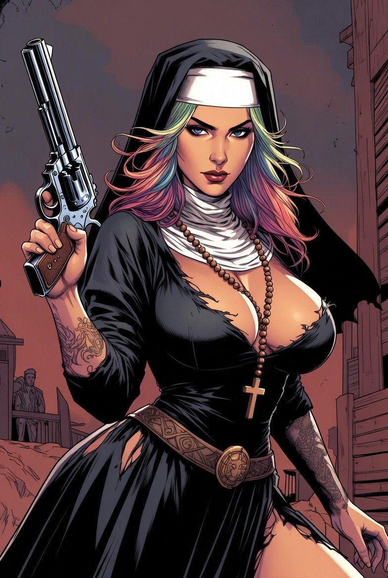 Happy Nunday! “Nunslinger”