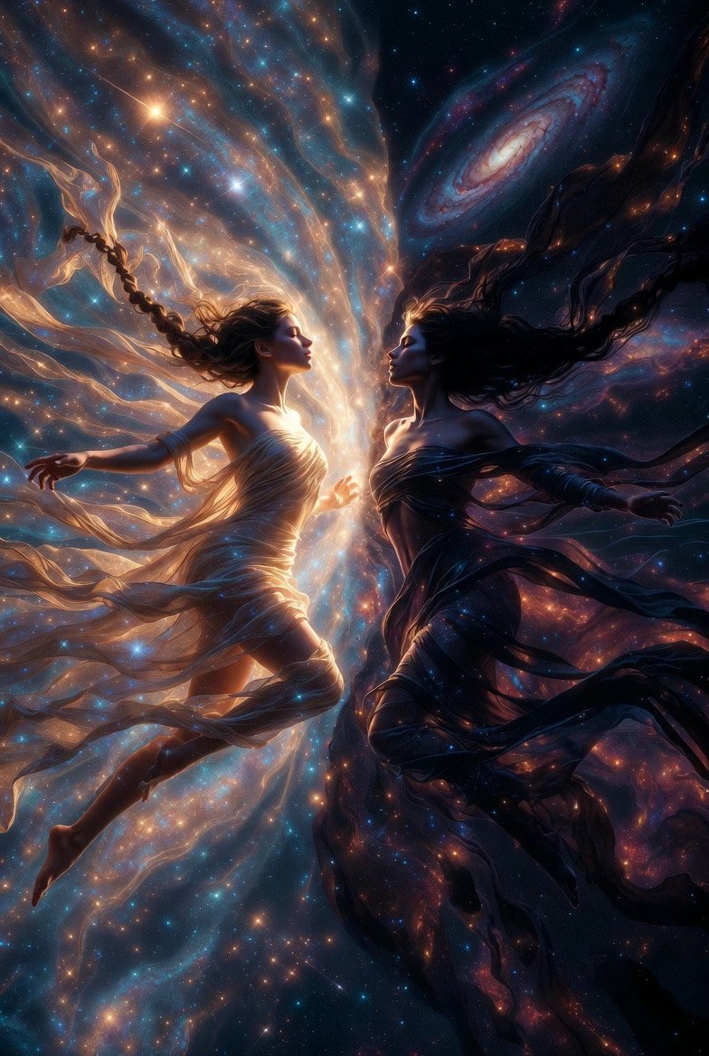 #mythsandlegends #aiart #aiartcommunity All welcome to join Day 23 Celestial Twins