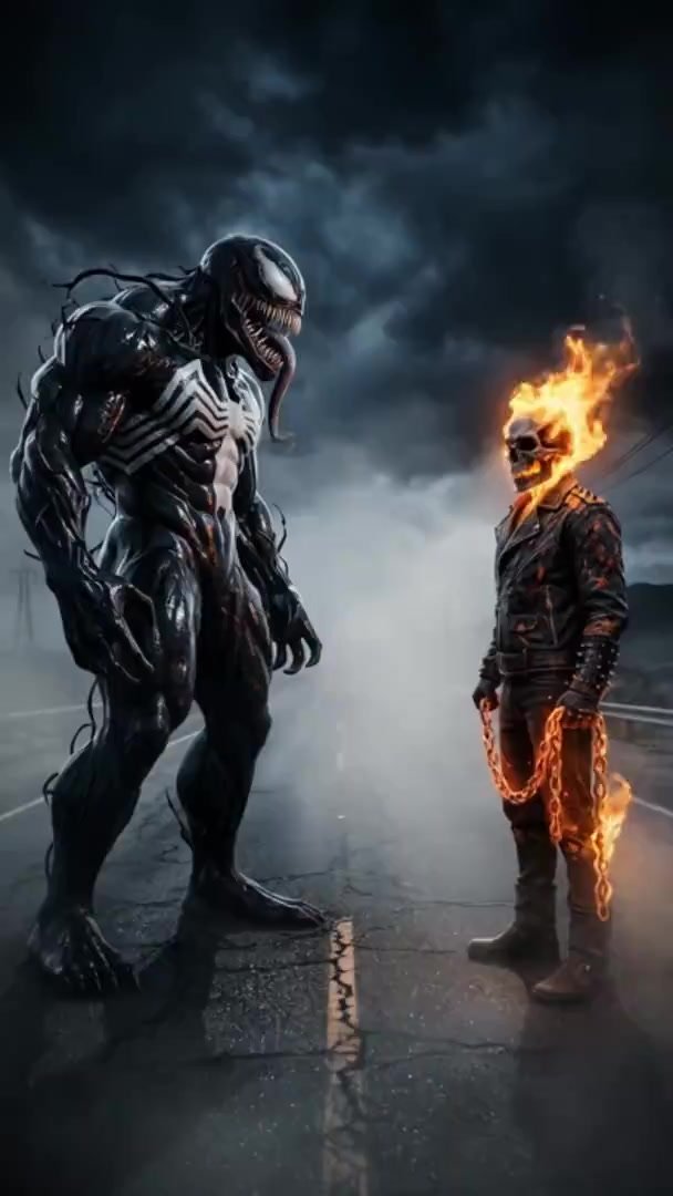 Meet Malifex the fusion of Ghost rider and Venom #venom #gho…