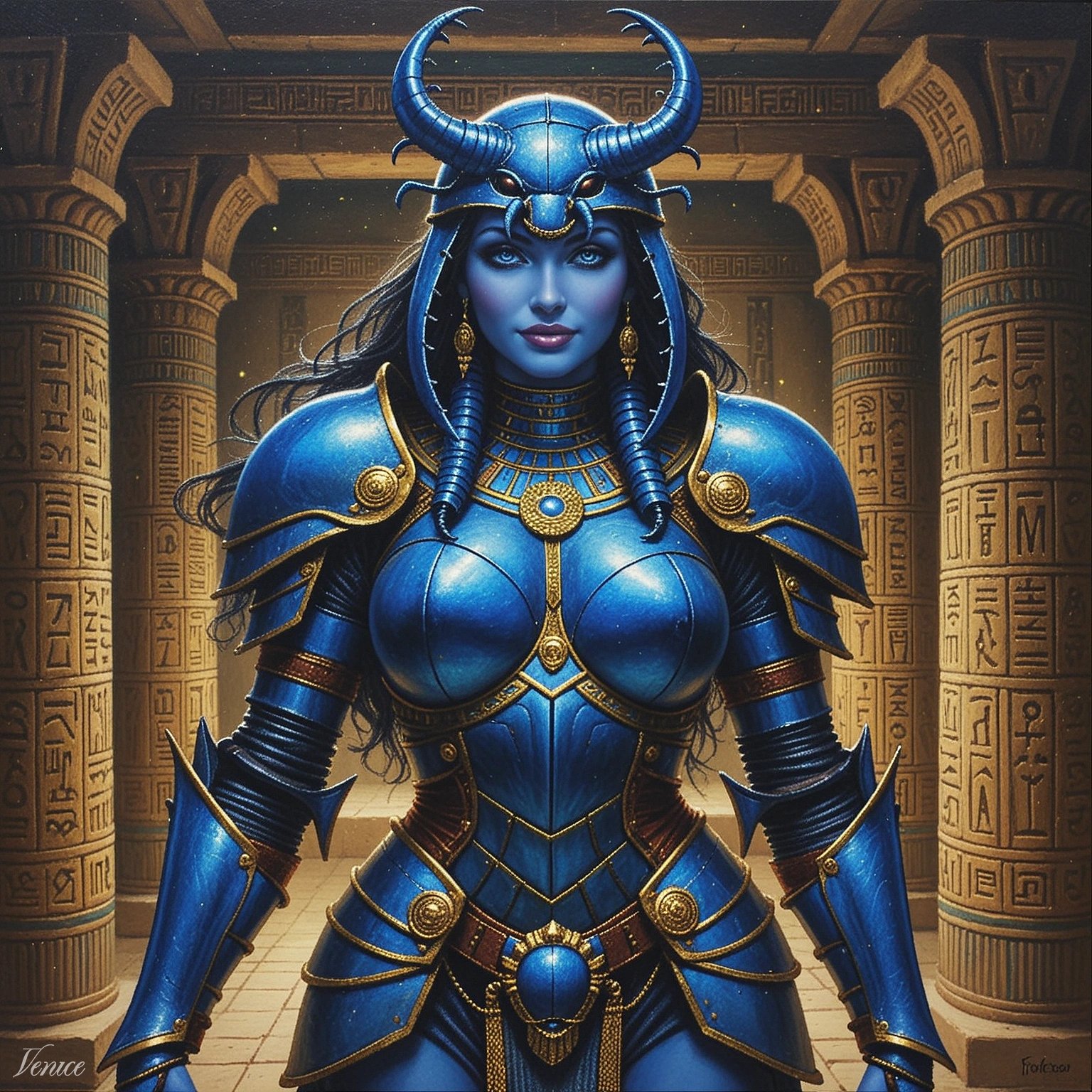 #MonsterGirlJulAI Day 21: Shining Scarab