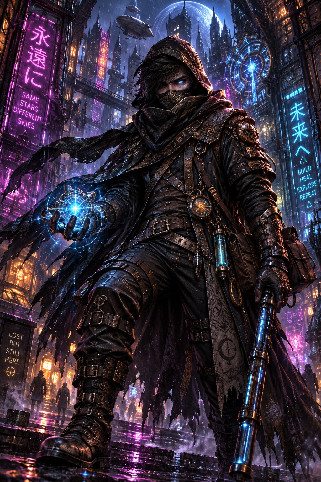 AI art by @sabercitian