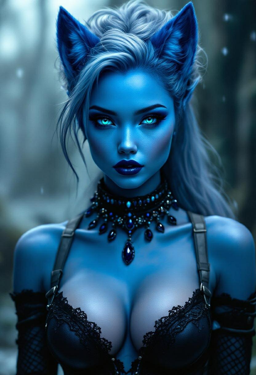 Cyan Kitty #caturday