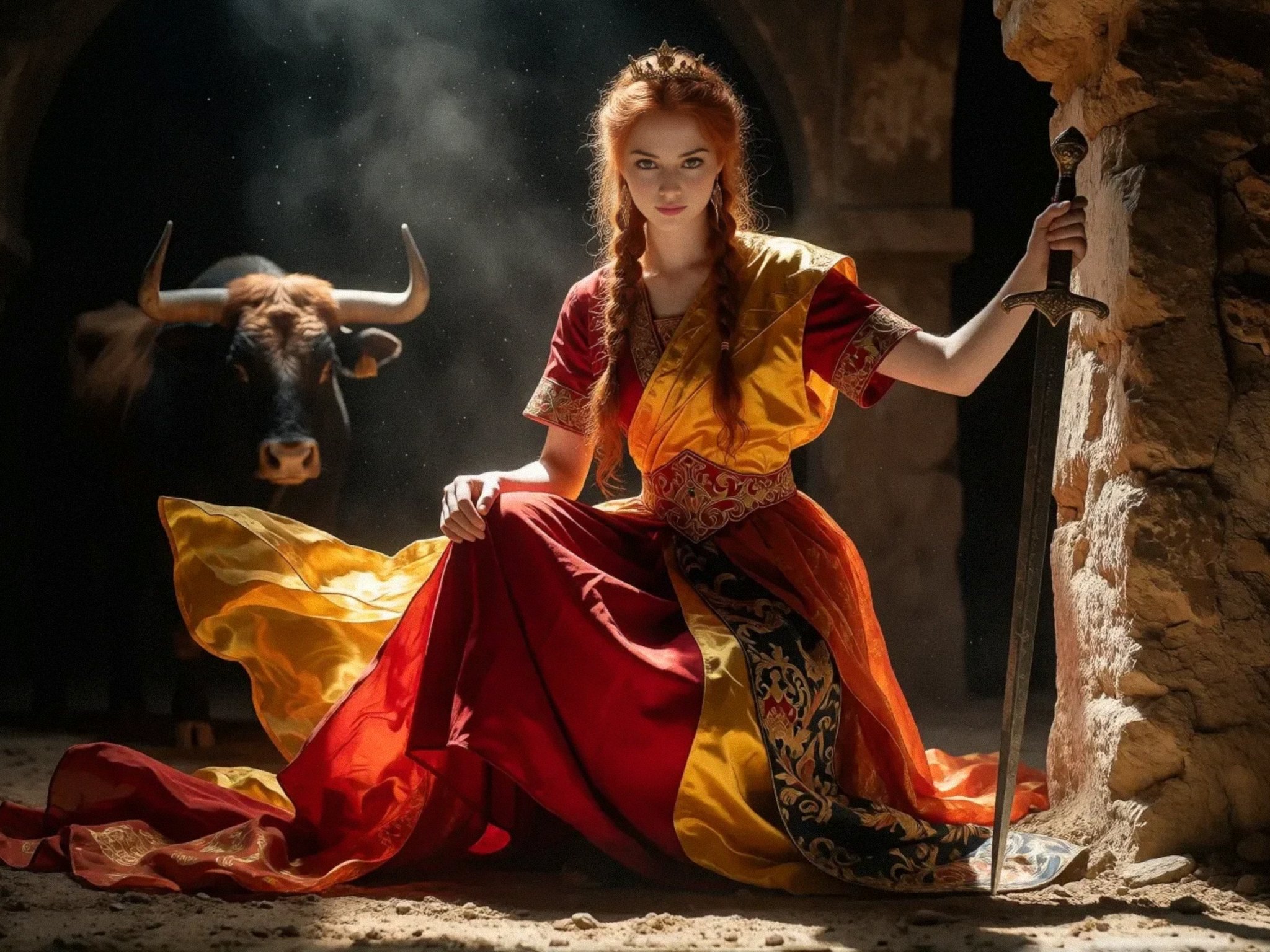 Dressed in the finery and crowned by the wind; my heart beat…