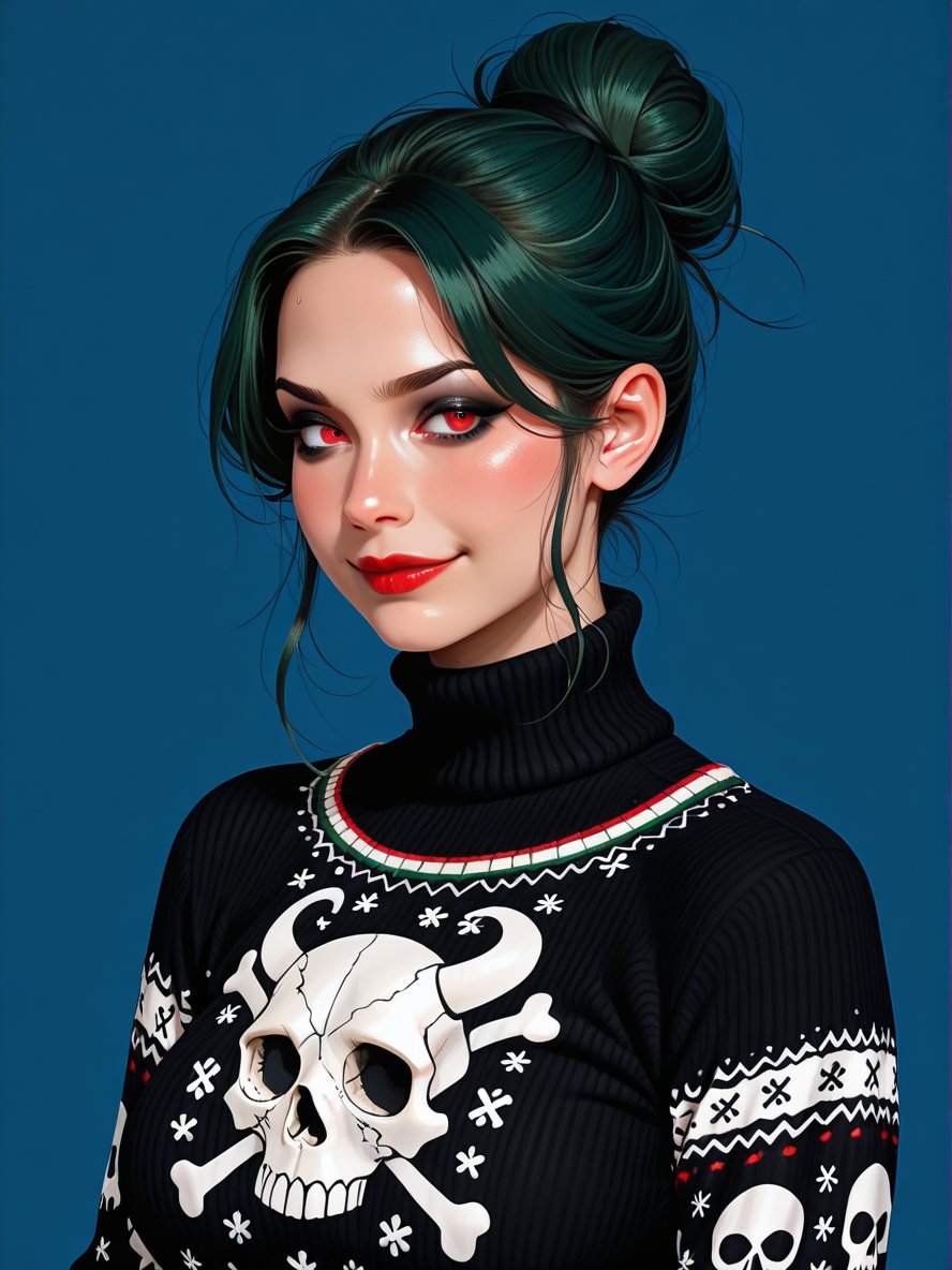 It might be a broiling summer in meatspace, but it's a frosty Christmas world for the impish Ms. S i…