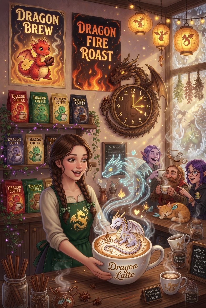 #DragonTuesday Dragon Latte 🐉🔥