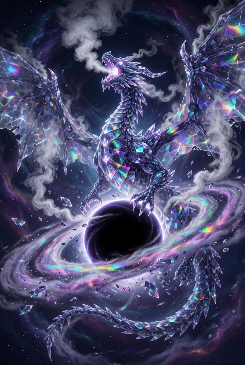 May 19 - Crystalline • Vapor • Singularity #3wordchallenge #DragonTuesday